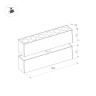 Светильник трековый ARLIGHT MAG-25 DOTS-FOLD 033725 (24 Вт,4000 K,чёрный)