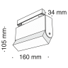 Светильник трековый поворотный MAYTONI Basis TR013-2-10W4K-B (12 Вт,4000 K,чёрный)