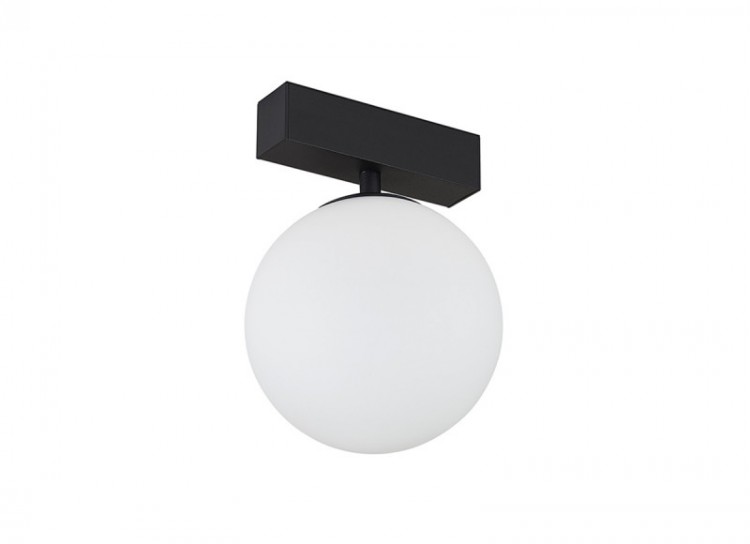 Светильник трековый шар чёрный BUBBLE DL18794/01M Black (10 Вт, 3000 K, 24 В)