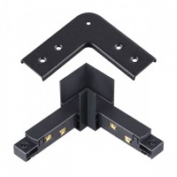 Коннектор питания угловой NOVOTECH FLUM 135105 (чёрный)