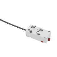Ввод питания DENKIRS TR2100-WH для накладного/встраиваемого магнитного трека, белый