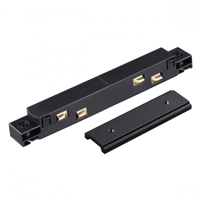 Коннектор питания прямой NOVOTECH FLUM 135103 (чёрный)