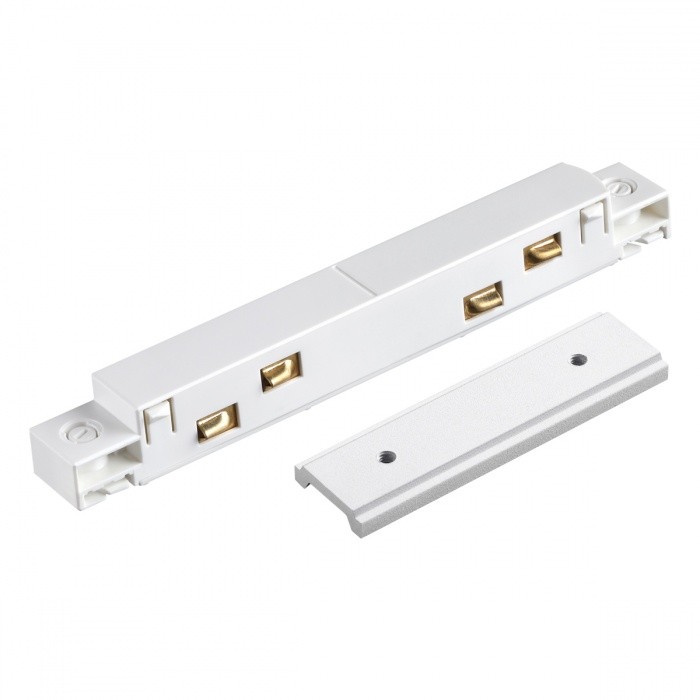 Коннектор питания прямой NOVOTECH FLUM 135102 (белый)