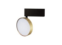Светильник трековый поворотный диск латунь MOON DL18791/Brass 12W (12 Вт, 3000 K, 24 В)