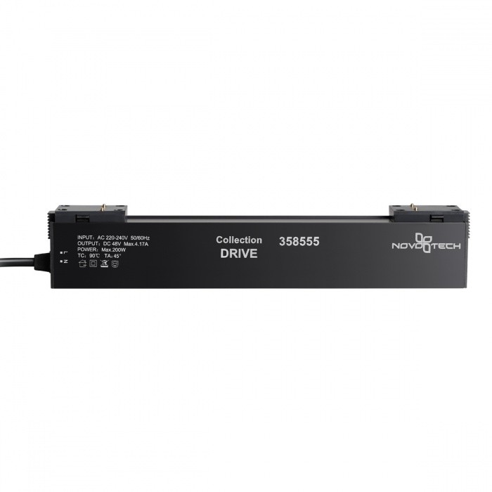 Драйвер NOVOTECH LED Driver (200 Вт,48 В,220 В,чёрный)
