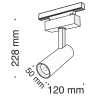 Светильник трековый поворотный MAYTONI Focus LED TR019-2-10W3K-MG (13 Вт,3000 K,золотой)