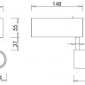 Светильник трековый спот латунь HECK DL18789/01M Brass (10 Вт, 3000 K, 24 В)