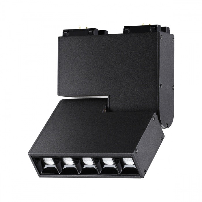 Светильник трековый поворотный NOVOTECH KIT POINTS-FOLD 358470 (10 Вт,4000 K,чёрный)