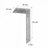 Крепление монтажное DENKIRS TR3045-AL уголок регулируемый для закладных профилей