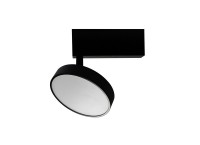 Светильник трековый поворотный диск чёрный MOON DL18791/Black 12W (12 Вт, 3000 K, 24 В)