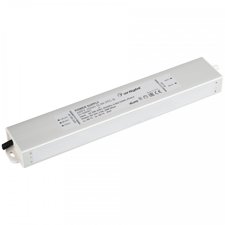 Блок питания ARLIGHT 023553(1) (60 Вт,24 В,серый)