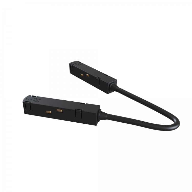 Коннектор питания угловой MAYTONI Accessories for tracks TRA004CPC-22B (48 В,чёрный)