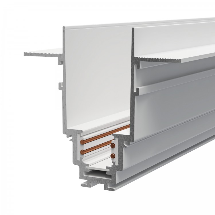 Трек (шинопровод) магнитный встраиваемый MAYTONI Busbar trunkings TRX004-223W (3000 мм,белый)