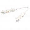 Коннектор питания угловой MAYTONI Accessories for tracks TRA004CPC-22W (48 В,белый)