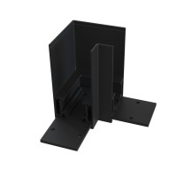 Коннектор угловой MAYTONI Accessories for tracks TRA004CL-21B (чёрный)