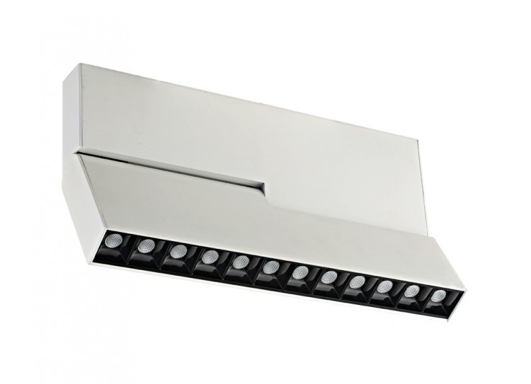 Светильник трековый поворотный белый EYE TURN DL18786/12M White (12 Вт, 3000 K, 24 В)