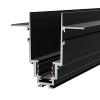 Трек (шинопровод) магнитный встраиваемый MAYTONI Busbar trunkings TRX004-221B (1000 мм,чёрный)