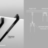 Трек (шинопровод) магнитный встраиваемый MAYTONI Busbar trunkings TRX004-221B (1000 мм,чёрный)