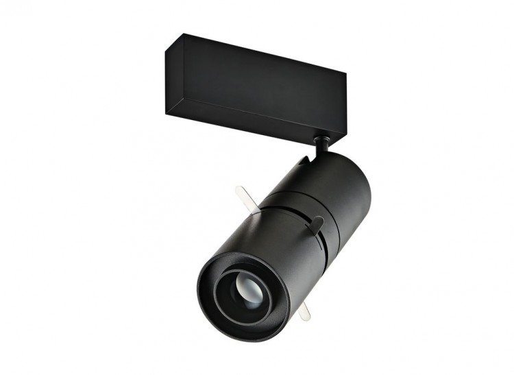 Светильник трековый спот чёрный LENS DL18783/01M Black (15 Вт, 3000 K, 24 В)