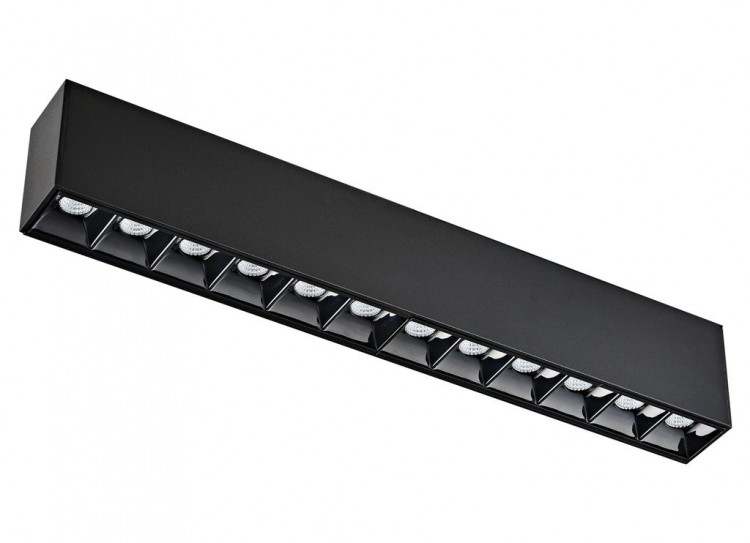 Светильник трековый чёрный EYE DL18781/12M Black 4000K (12 Вт, 4000 K, 24 В)
