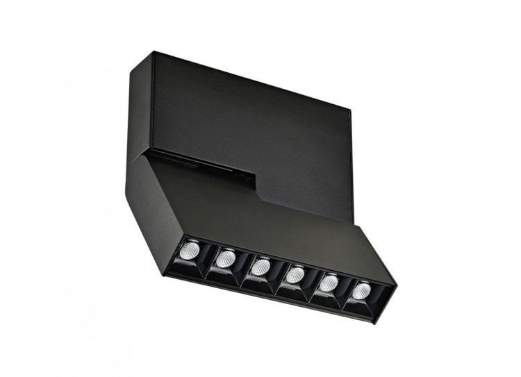 Светильник трековый поворотный чёрный EYE TURN DL18786/06M Black 4000K (6 Вт, 4000 K, 24 В)