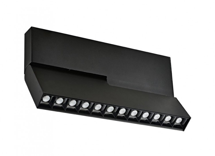 Светильник трековый поворотный чёрный EYE TURN DL18786/12M Black 4000K (12 Вт, 4000 K, 24 В)