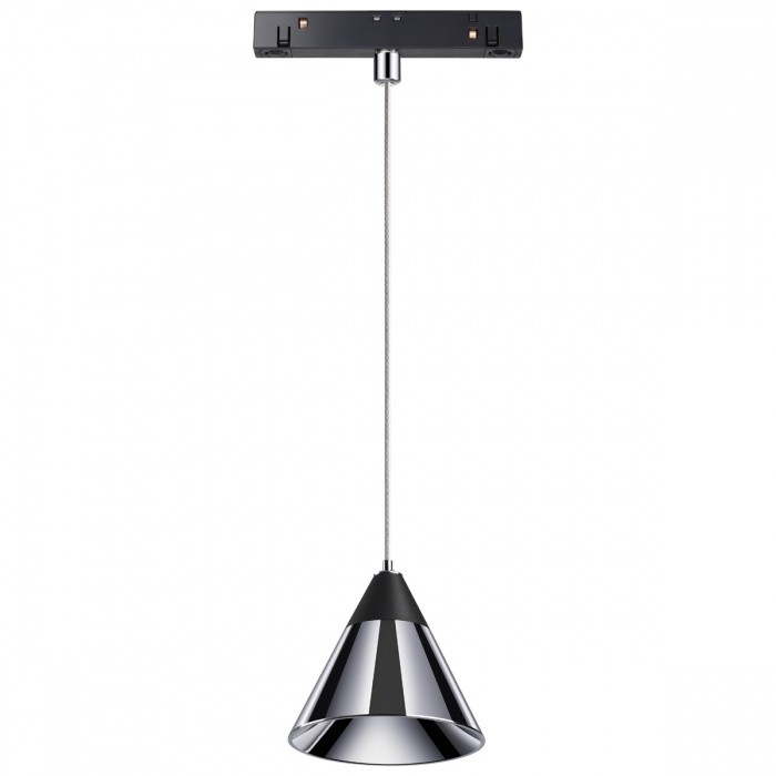 Светильник трековый подвесной NOVOTECH FLUM HANG TRIANGEL 358405 (10 Вт,4000 K,хром)