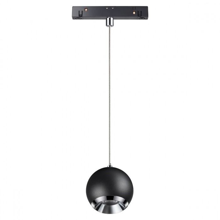 Светильник трековый подвесной NOVOTECH FLUM HANG BALL 358401 (10 Вт,4000 K,чёрный)