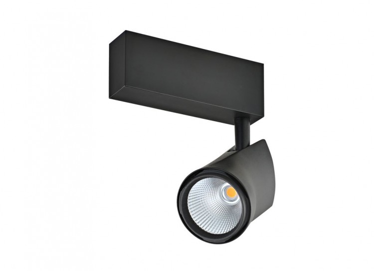 Светильник трековый спот чёрный RISE DL18782/01M Black (15 Вт, 3000 K, 24 В)