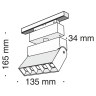 Светильник трековый поворотный MAYTONI POINTS TR015-2-10W4K-W (11 Вт,4000 K,белый)