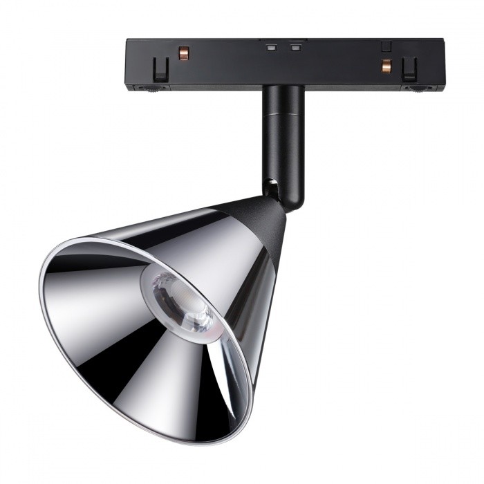 Светильник трековый спот NOVOTECH FLUM SPOT TRIANGEL 358397 (10 Вт,4000 K,хром)