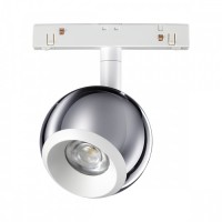 Светильник трековый спот NOVOTECH FLUM SPOT BALL 358396 (10 Вт,4000 K,хром)
