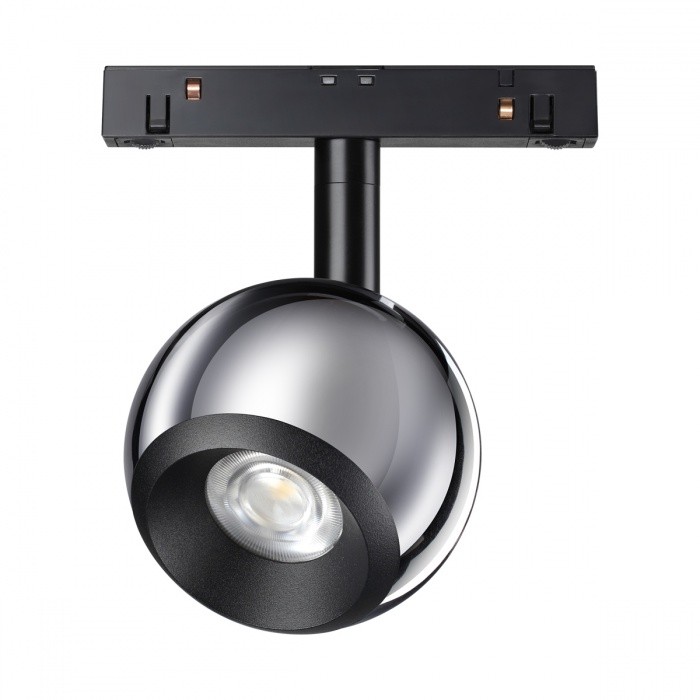 Светильник трековый спот NOVOTECH FLUM SPOT BALL 358395 (10 Вт,4000 K,хром)